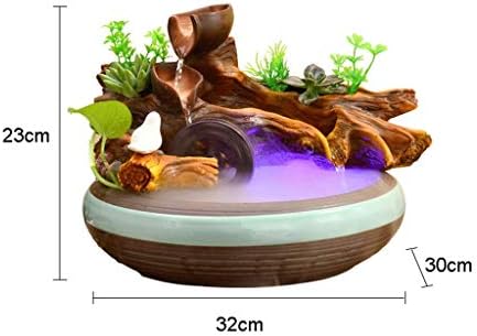 3 Tier Resin Fountain with Atomizing Humidifier and Automatic Pump