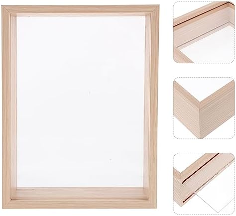 ABOOFAN Rustic Photo Frame Shadow Box Display Stand