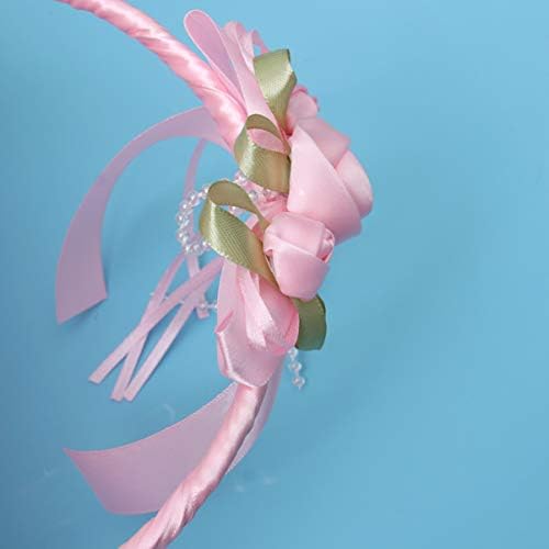 Amosfun Flower Girl Basket with Handle