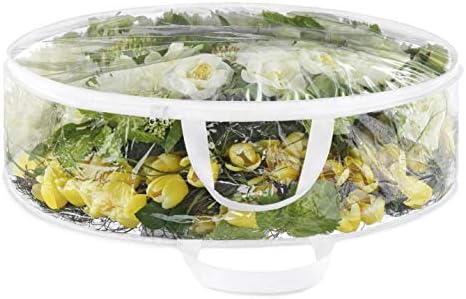 Whitmor Clear Everyday Wreath Bag 1
