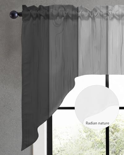 Farmhouse Swag Curtain Valance for Kitchen and Living Room
