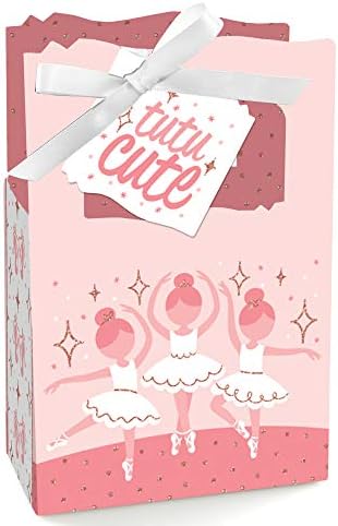 Big Dot of Happiness Tutu Ballerina Favor Boxes Set of 12