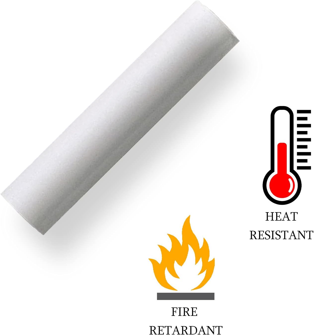 Ciata 12 Pack White 24 Inch Plastic Candle Covers