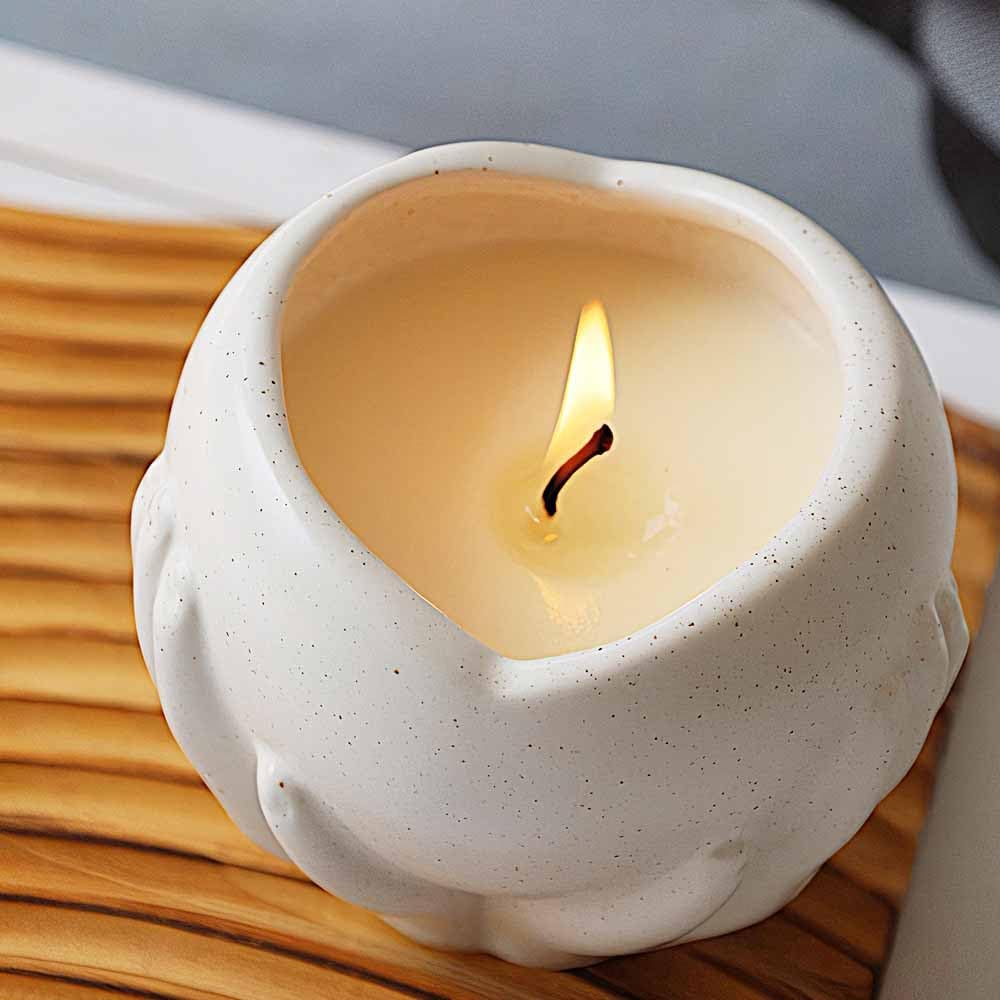 Lavender Scented Soy Wax Jar Candle Heart of Hope