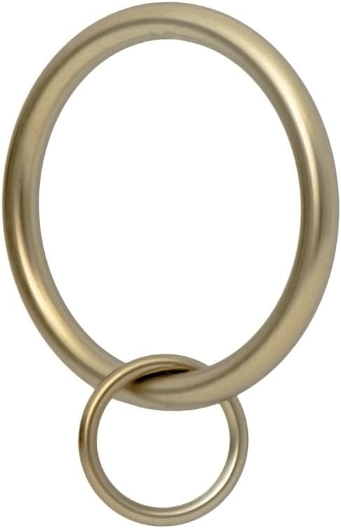 Ivilon Drapery Eyelet Curtain Rings - Warm Gold Set of 14