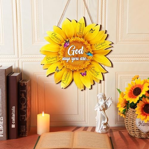 Panelee 1181 Inch Sunflower Wood Wall Sign