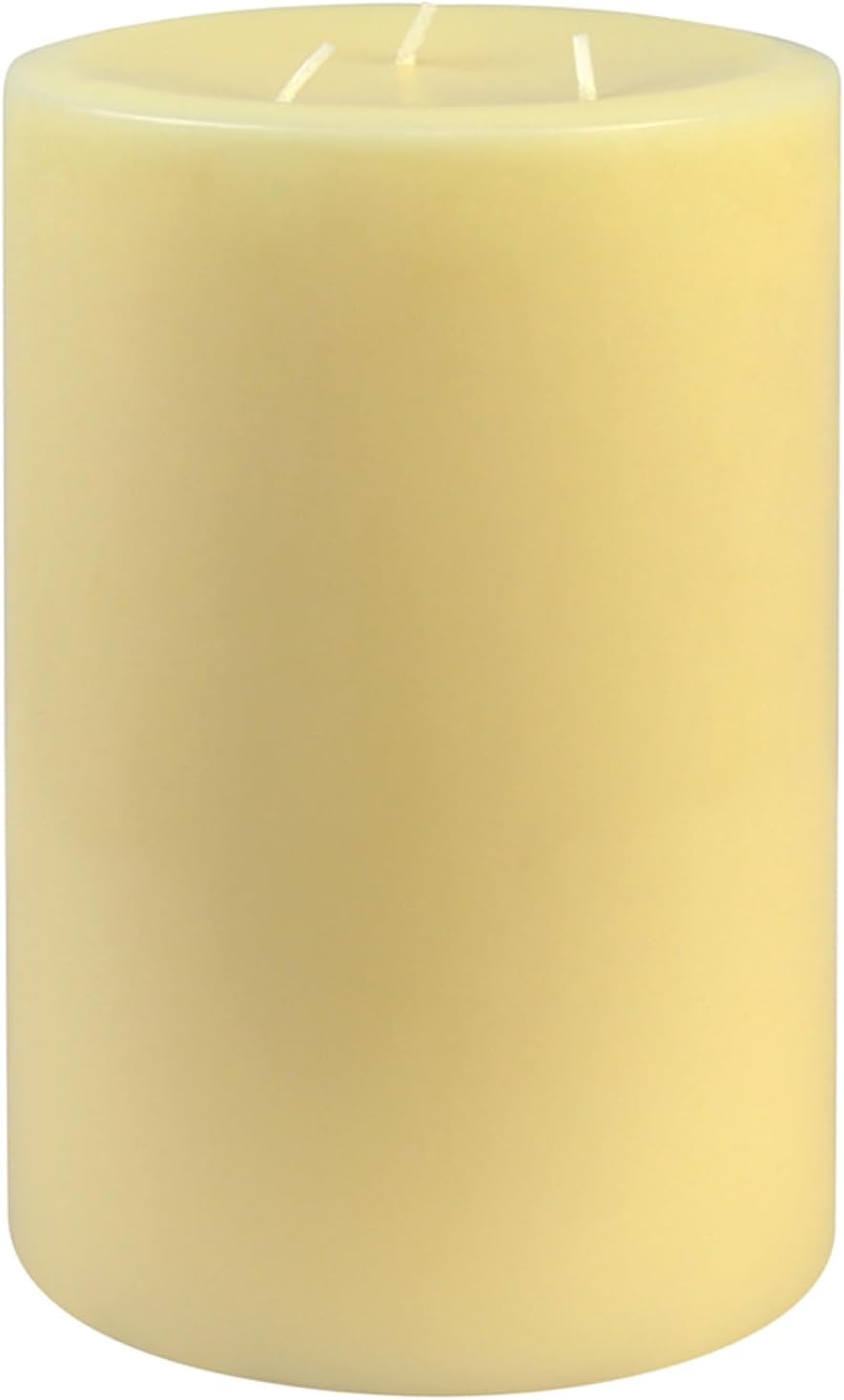 8 Inch Ivory Pillar Candle by Jeco