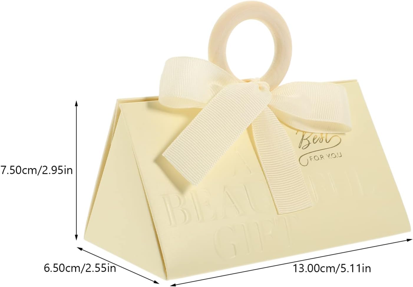 20pcs Elegant Triangle Candy Boxes for Valentines Day and Wedding Favors