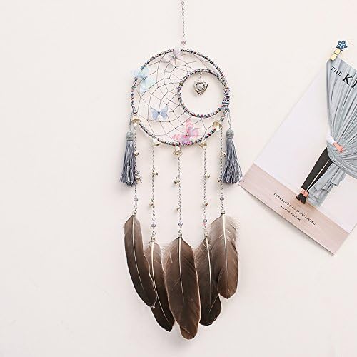 Handmade Antique Bells Heart Butterfly Moon Dreamcatcher Home Decor