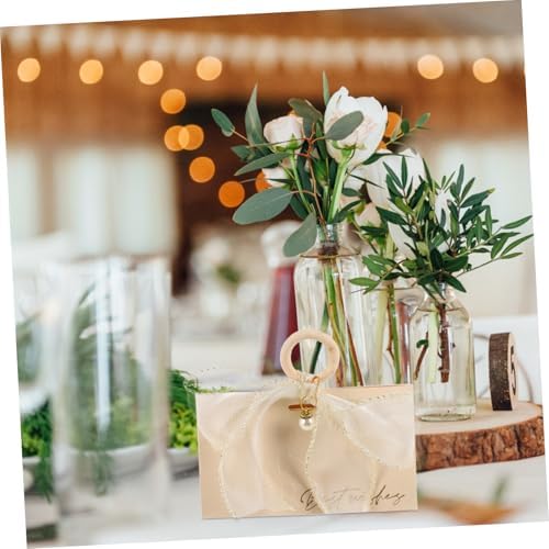 Minkissy 10pcs Wedding Favor Boxes with Handle and Ribbon