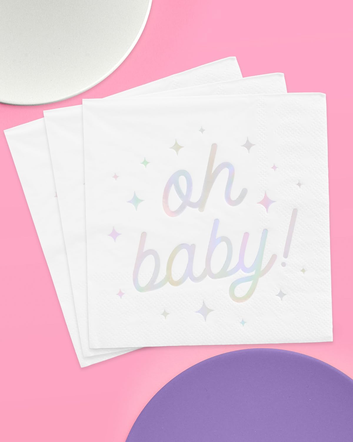 Xo Fetti Oh Baby 3-Ply Napkins 50 Pcs