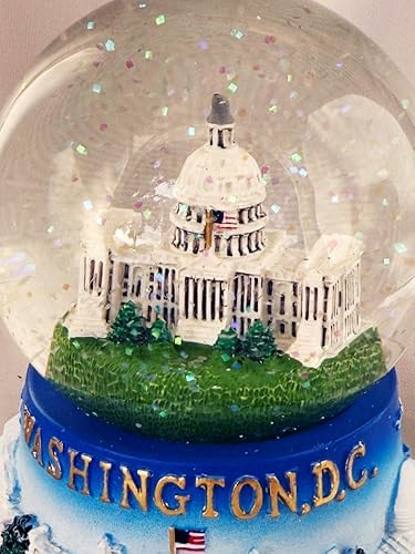 US Capitol Building Snow Globe - Large Decorative Collectible