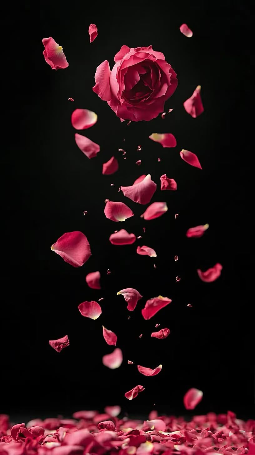 Natural Dried Rose Petals Party Confetti 12 Packs for Wedding and Events