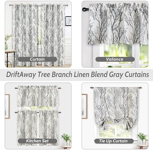 DriftAway Thermal Insulated Valance 52x18 Gray
