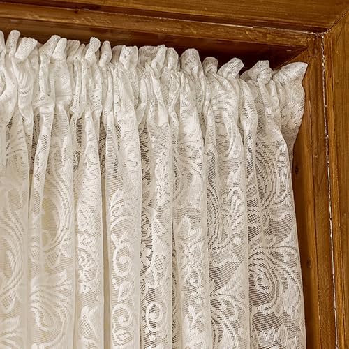 Gxi White Lace Kitchen Curtain Valance 39 Inches