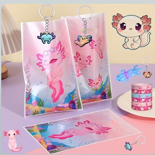 108 PCS Axolotl Party Favors Pack for Kids