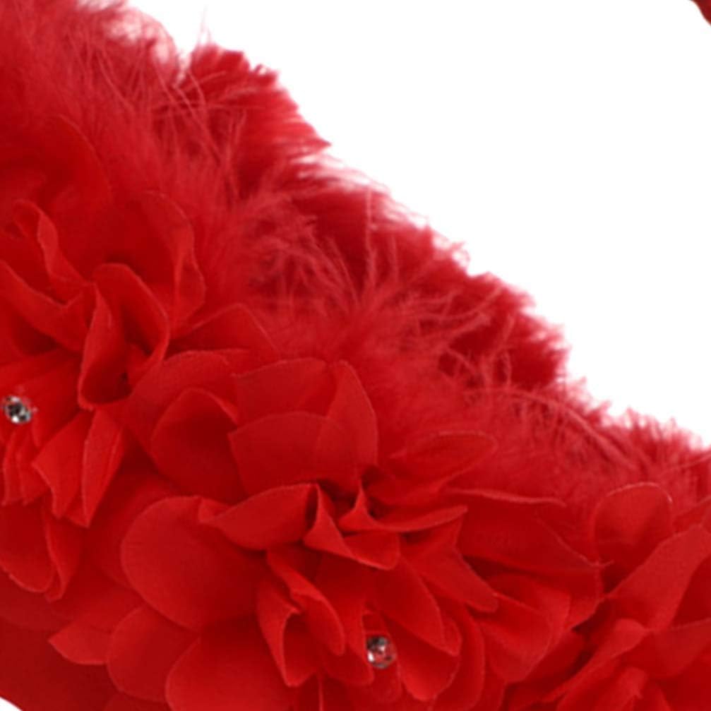 Flower Girl Basket for Wedding Ceremony Decor - Red