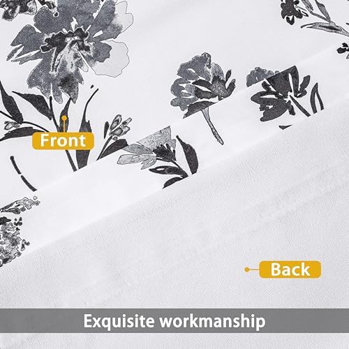 DriftAway Sylvia Floral Pattern Lined Thermal Curtains
