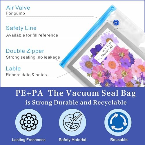 Mivanka Magnetic Photo Frames with Vacuum Seal Bags 5PCS