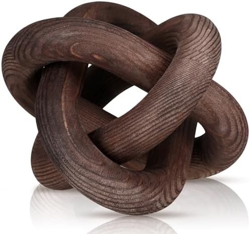 Yalikop 3 Link Wood Knot Decor - Coffee Table Boho Accent