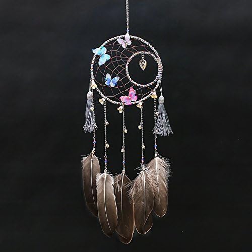 Handmade Antique Bells Heart Butterfly Moon Dreamcatcher Home Decor