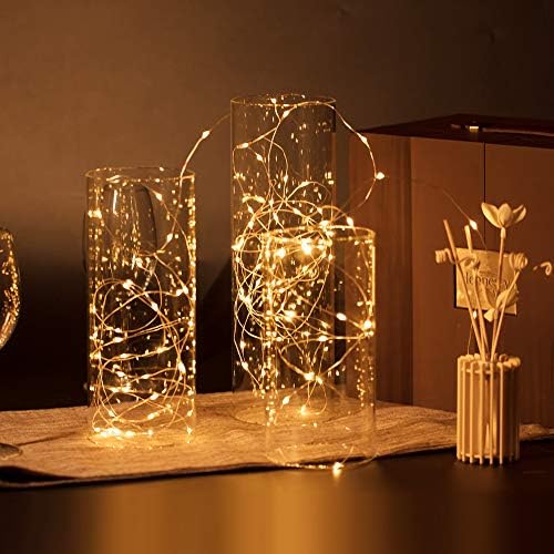 WGVI Hurricane Candle Holder Sleeve 2 Pieces Clear Glass Cylinder