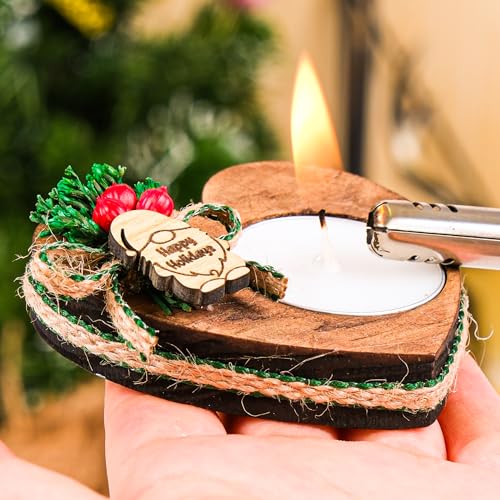 Happy Times Favors Christmas Candle Holders Set of 10