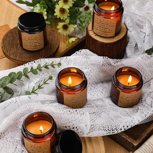 MTLEE 24 Pcs Thank You Jar Candles 35 oz