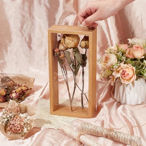 OLYCRAFT 5x24x102 Inch Rectangle Shadow Box Frame with Double Sided Clear Acrylic Window