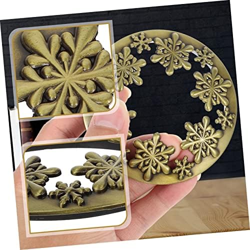 Generic Christmas Candle Jar Lid with Snowflake Design