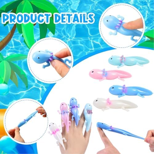 108 PCS Axolotl Party Favors Pack for Kids