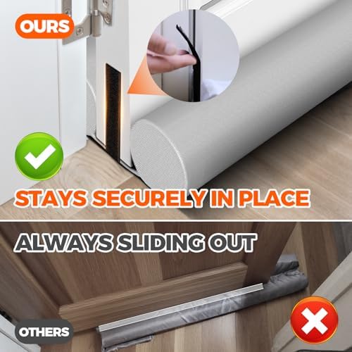 Holikme Adjustable Door Sweep Draft Stopper