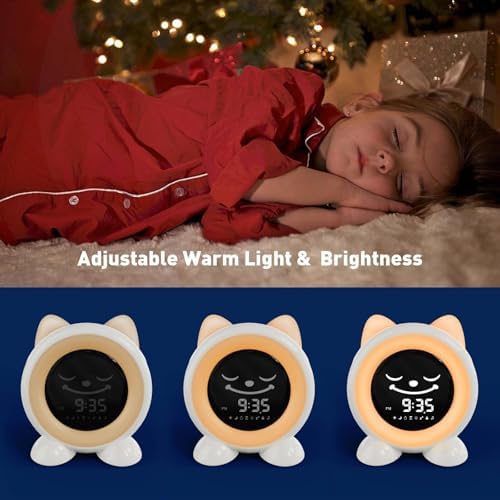 I Code Kids Alarm Clock with Night Light Nap Timer