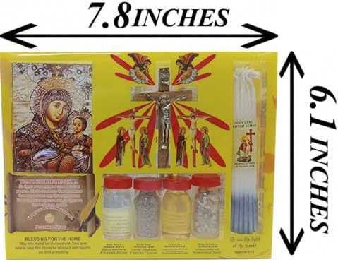 Zuluf Catholic Holy Land 7 in 1 Olive Wood Cross Set