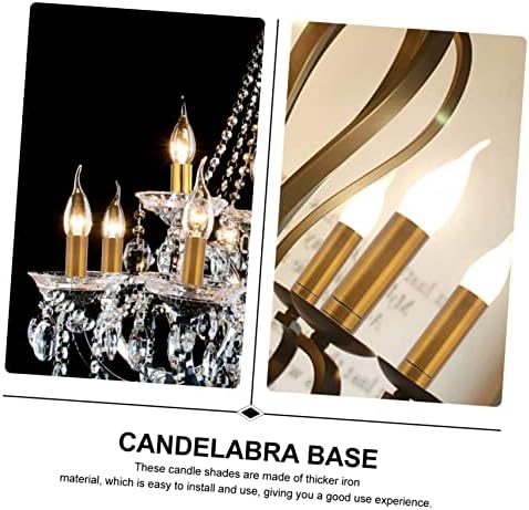 Chandelier Light Base Sleeve Set for DIY Crystal Chandeliers