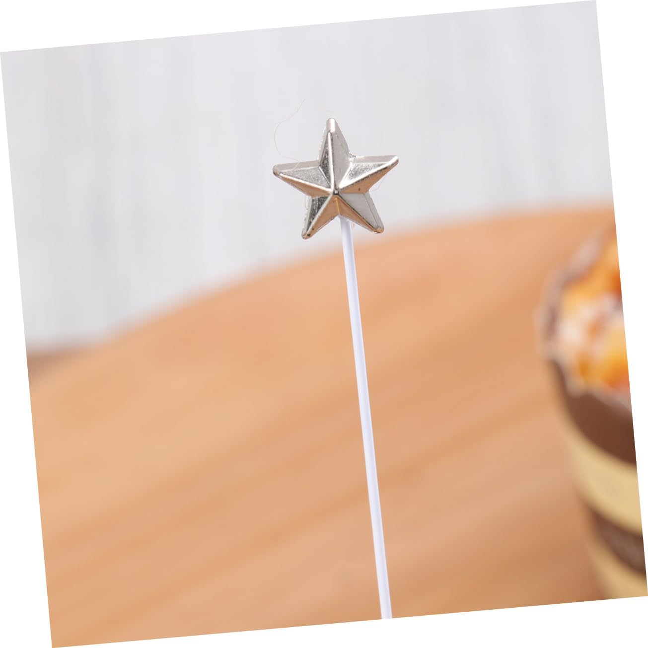 50pcs Five-Pointed Star Cake Toppers for Birthday Celebrations