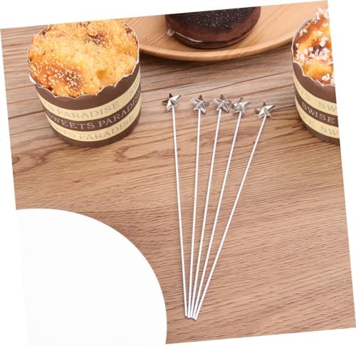 PRETYZOOM Birthday Cake Toppers 50 Pcs Decorative Party Supplies