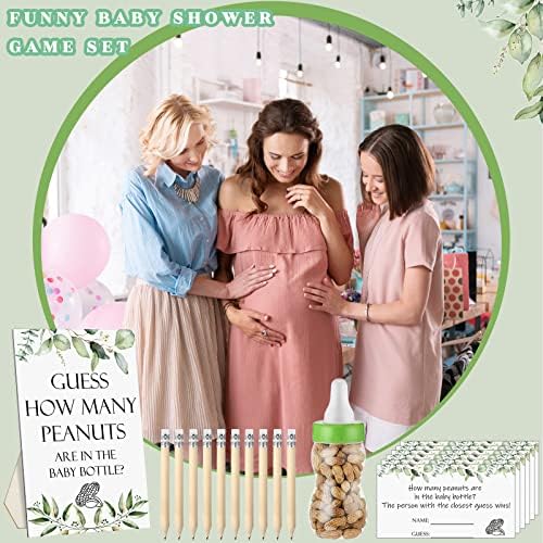 Colarr 122 Pcs Baby Shower Guess Game Set