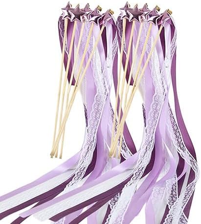 24 Pack Fairy Wands with Bells and Streamers 1