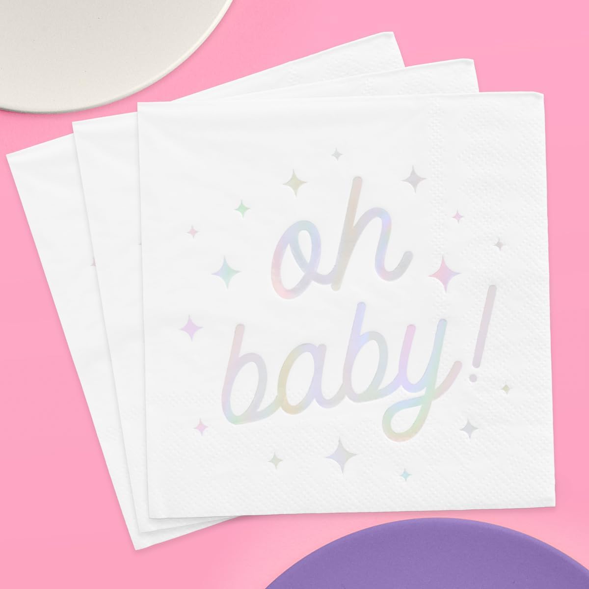 Xo Fetti Oh Baby 3-Ply Napkins 50 Pcs