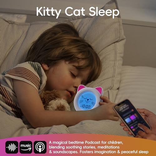 BH Sleep Trainer Clock for Toddler - Kitty Cat Alarm Clock