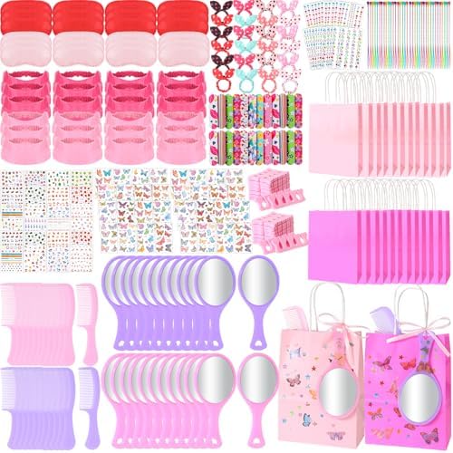 Pinkunn 264 Pcs Spa Party Supplies for Girls
