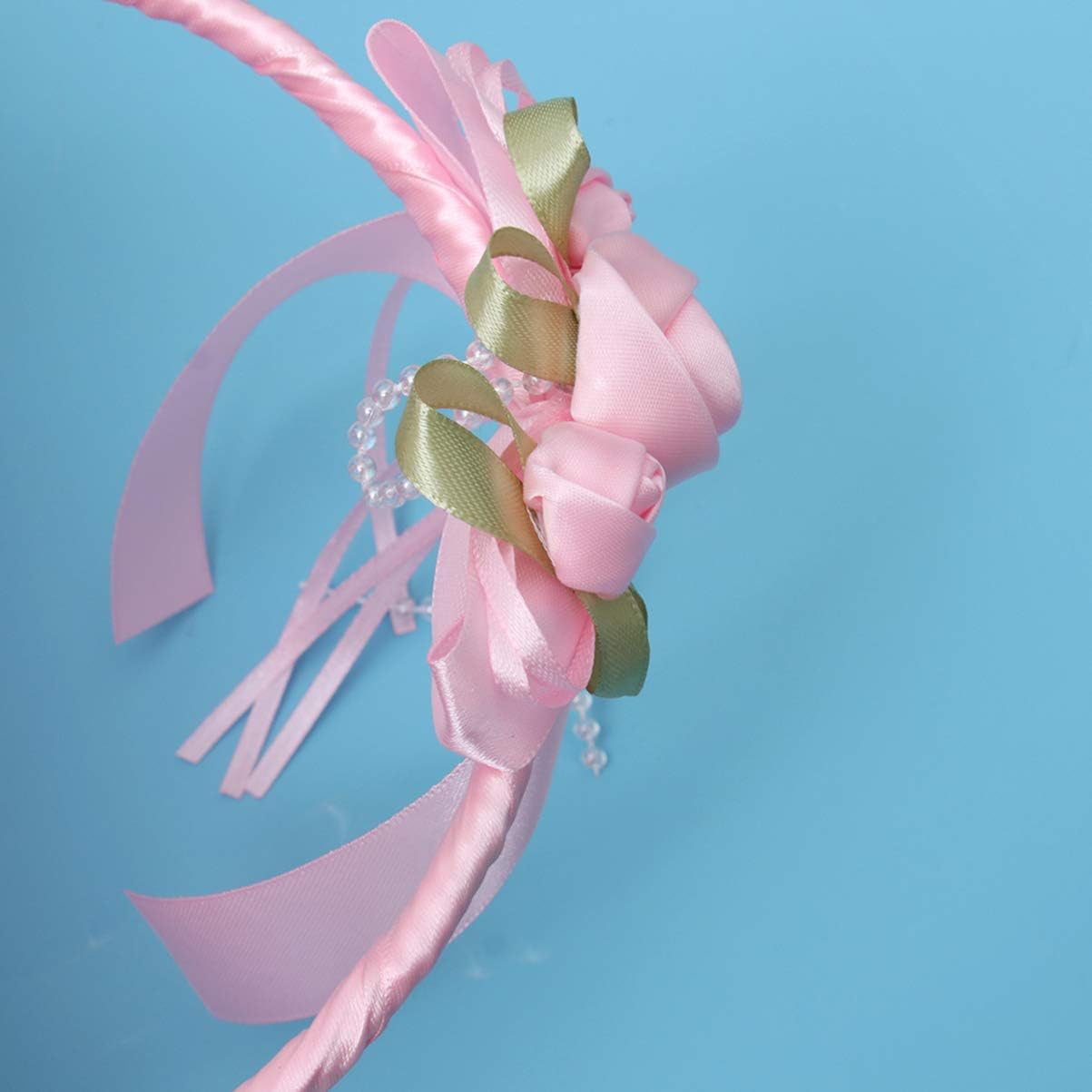 Amosfun Flower Girl Basket with Handle
