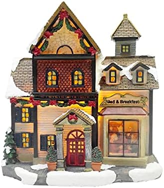 Moments In Time Christmas Village Building with LED Lights