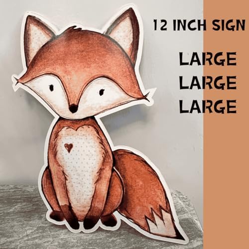 12 inch Woodland Cutouts with Stand 6 PCS