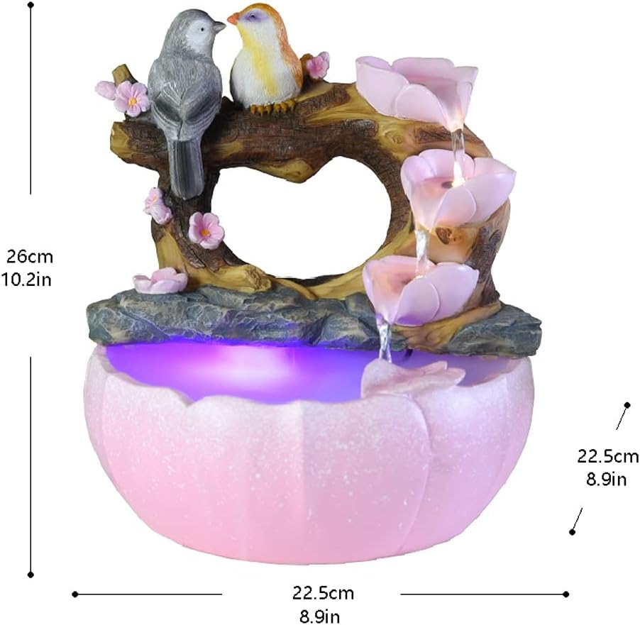 Tabletop Water Fountain for Relaxation and Decor