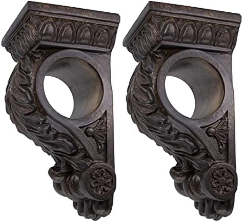 Meriville Chatecu Sconce Mahogany 2Pcs
