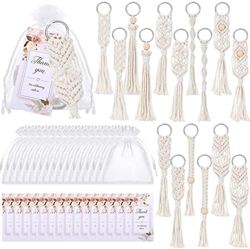 Giegxin 48 Pcs Boho Party Favor Keychains