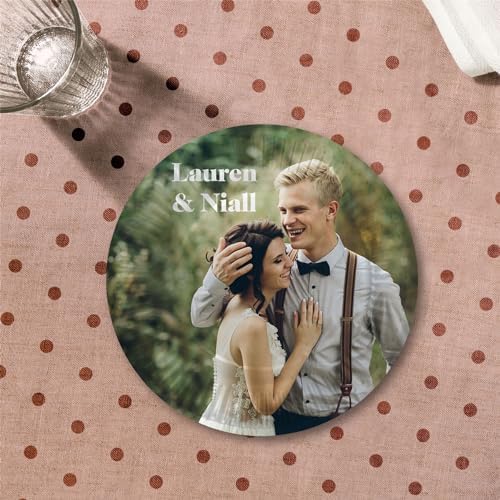 Custom Photo Party Plates for Baby Announcement 25