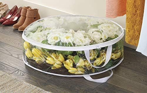 Whitmor Clear Everyday Wreath Bag 1